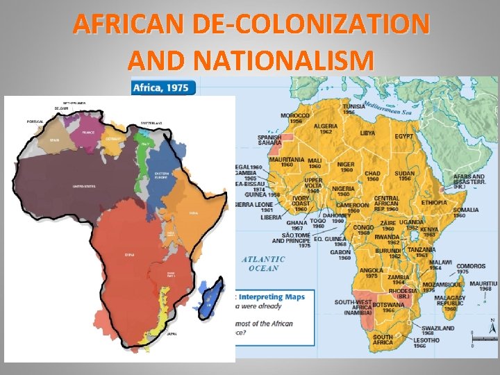 AFRICAN DE-COLONIZATION AND NATIONALISM 