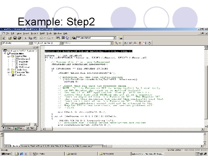 Example: Step 2 Example: Step 2