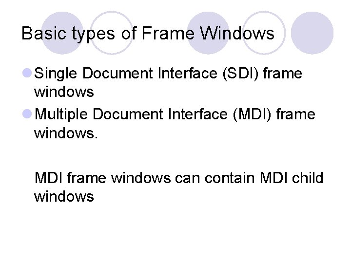 Document View Architecture Need Given Set Of Data