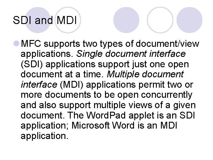 Document View Architecture Need Given Set Of Data