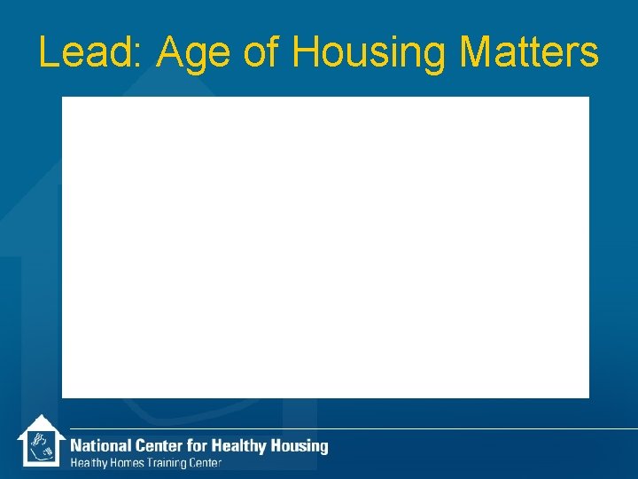 Lead: Age of Housing Matters 