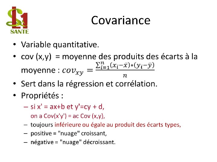 Covariance • 