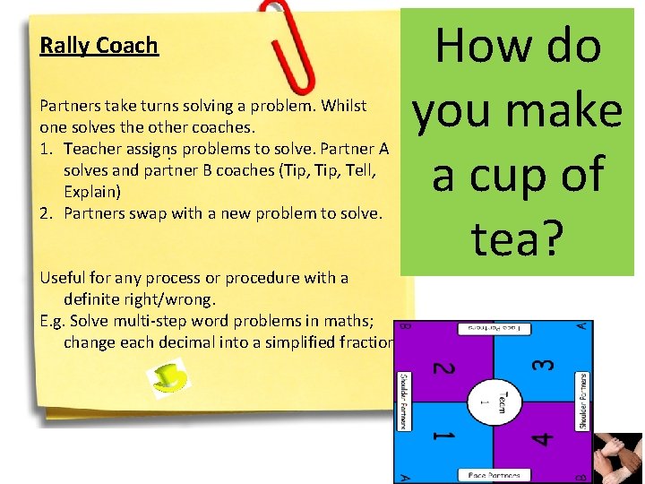 Cooperative learning in the classroom Session 2 Learning