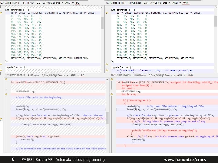 6 PA 193 | Secure API, Automata-based programming 