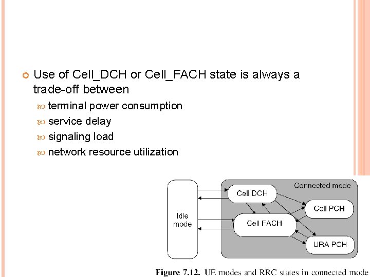  Use of Cell_DCH or Cell_FACH state is always a trade-off between terminal power