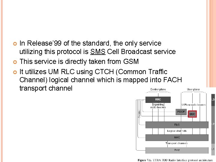 In Release’ 99 of the standard, the only service utilizing this protocol is SMS