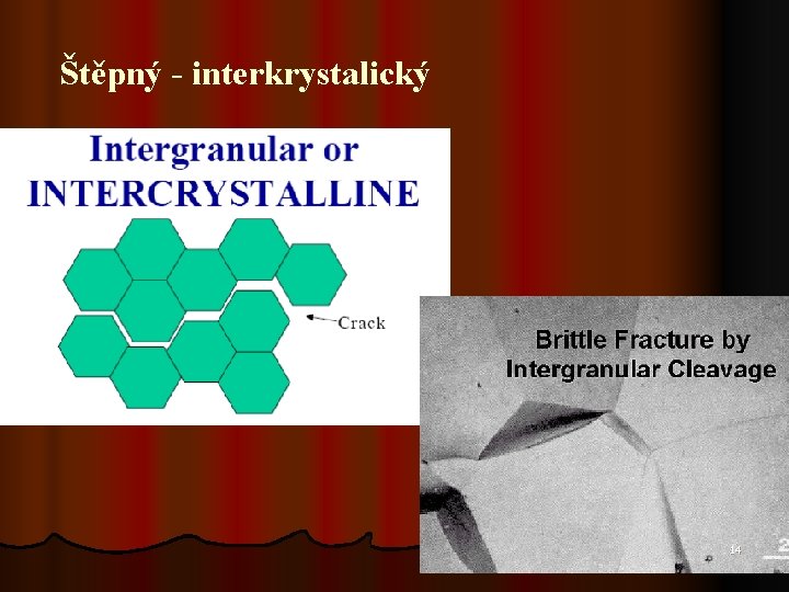 Štěpný - interkrystalický 14 