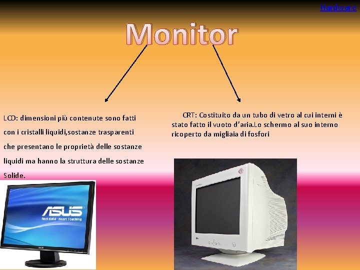 Hardware Monitor LCD: dimensioni più contenute sono fatti con i cristalli liquidi, sostanze trasparenti