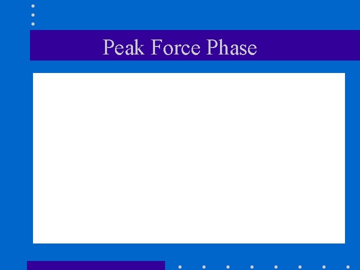 Peak Force Phase 