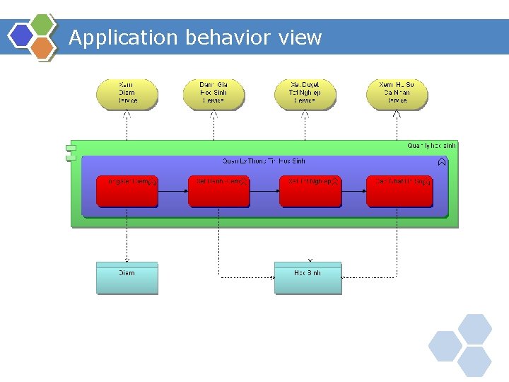 Application behavior view 