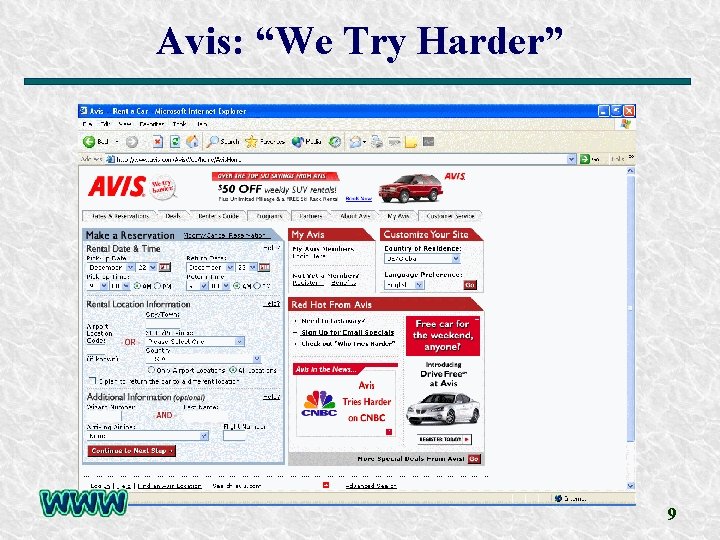 Avis: “We Try Harder” 9 