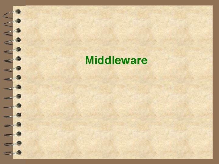 Middleware 