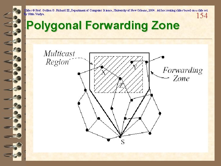 Slides © Prof. Golden G. Richard III, Department of Computer Science, University of New