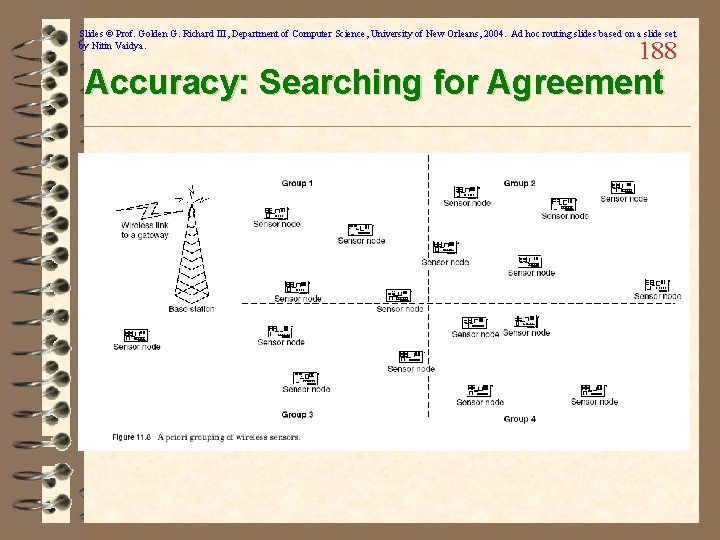 Slides © Prof. Golden G. Richard III, Department of Computer Science, University of New