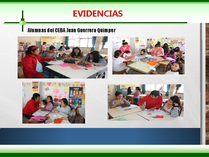 EVIDENCIAS Alumnas del CEBA Juan Guerrero Quimper 