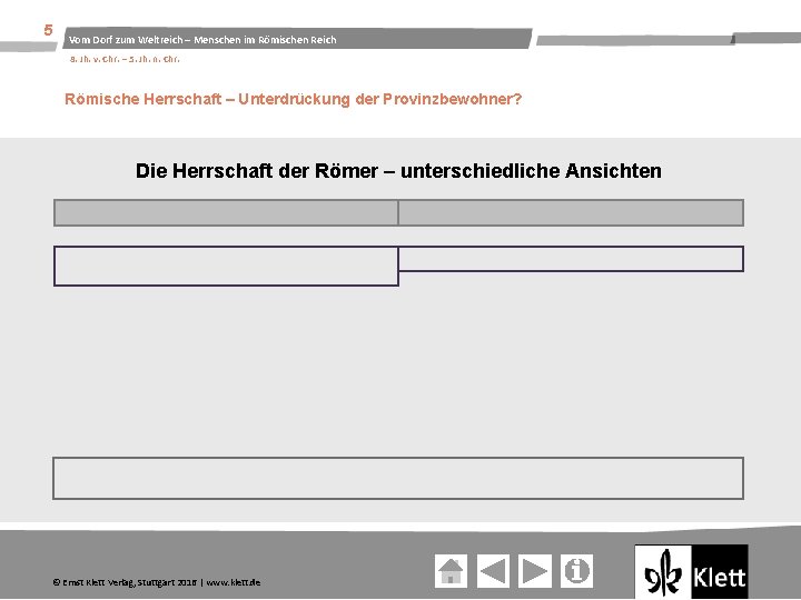 5 Vom Dorf zum Weltreich – Menschen im Römischen Reich 8. Jh. v. Chr.