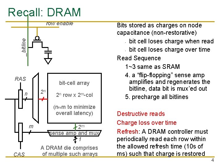Digital Design Computer Arch Lecture 21 b Memory
