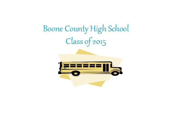 Boone County High School Class of 2015 