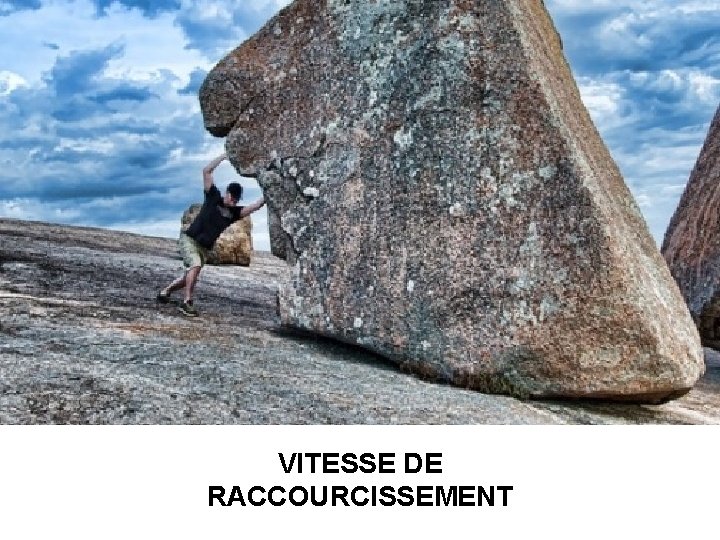 VITESSE DE RACCOURCISSEMENT 