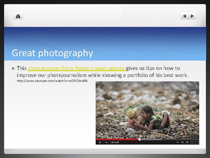 Great photography l This photographer from Reuters news agency gives us tips on how