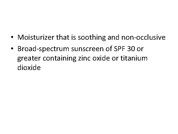 non occlusive moisturizer