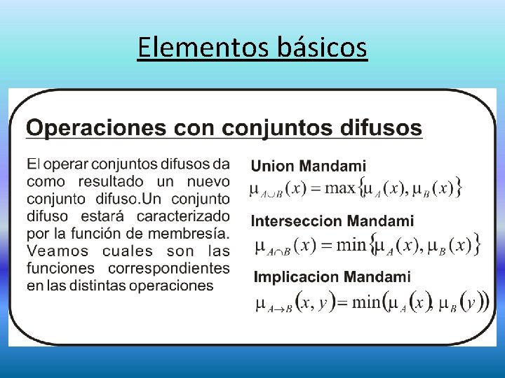 Elementos básicos 