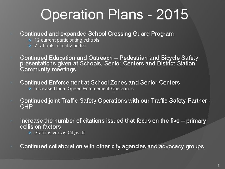 Operation Plans - 2015 Continued and expanded School Crossing Guard Program v 12 current