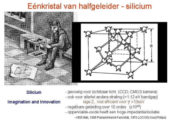 Eénkristal van halfgeleider - silicium Silicium Imagination and Innovation - gevoelig voor zichtbaar licht