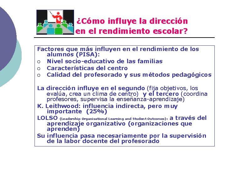 ¿Cómo influye la dirección en el rendimiento escolar? Factores que más influyen en el