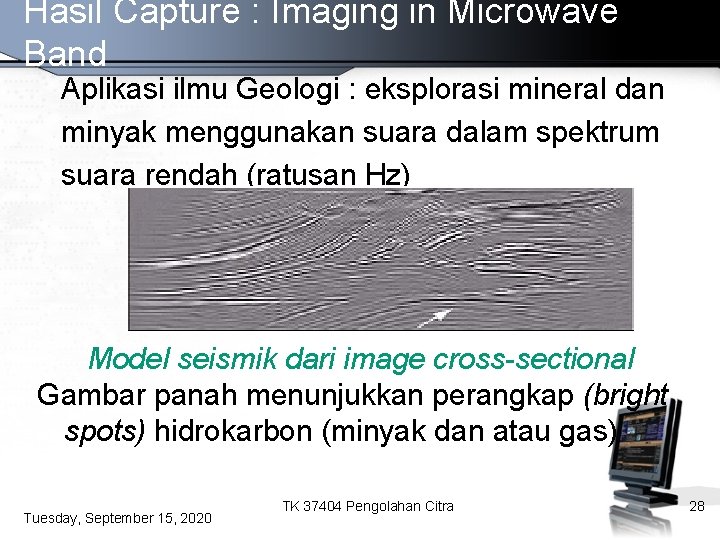 Hasil Capture : Imaging in Microwave Band Aplikasi ilmu Geologi : eksplorasi mineral dan