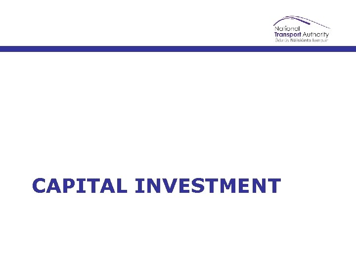 CAPITAL INVESTMENT 