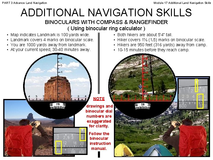 PART 3 Advance Land Navigation Module 17 Additional Land Navigation Skills ADDITIONAL NAVIGATION SKILLS