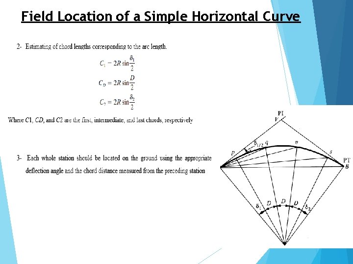 Field Location of a Simple Horizontal Curve 8 