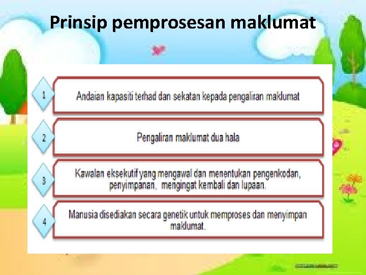 Prinsip pemprosesan maklumat 