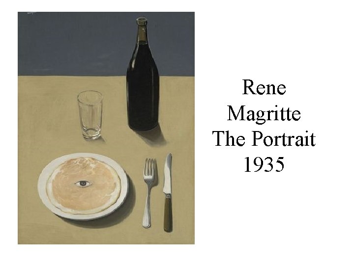 Rene Magritte The Portrait 1935 