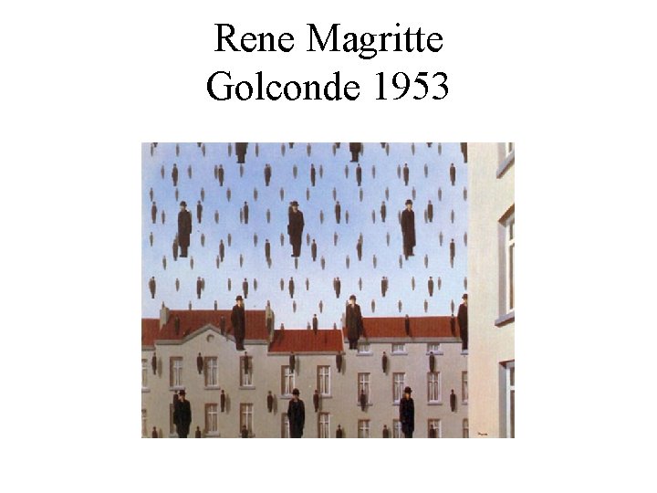 Rene Magritte Golconde 1953 