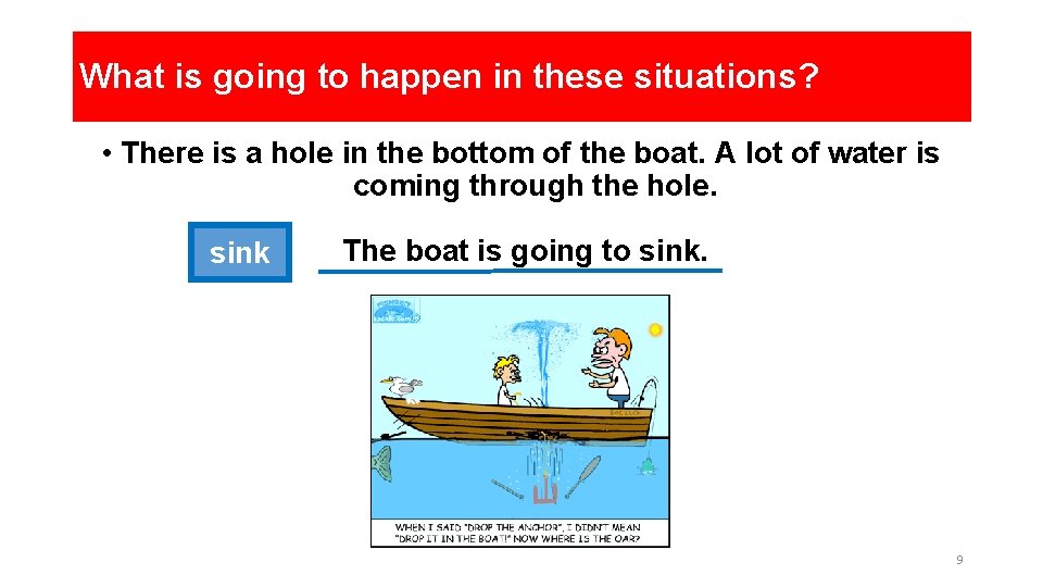 What is going to happen in these situations? • There is a hole in What is going to happen in these situations? • There is a hole in
