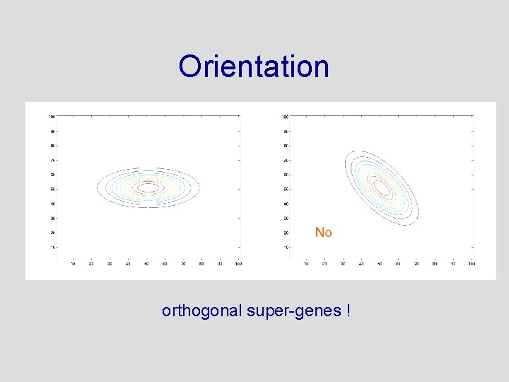 Orientation orthogonal super-genes ! 