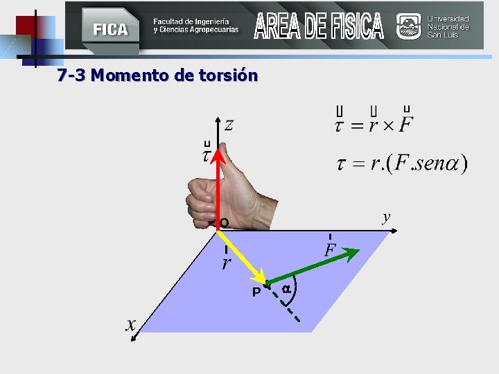 7 -3 Momento de torsión O P 