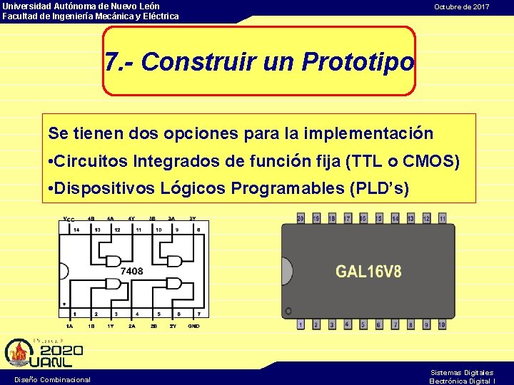 Universidad Autónoma de Nuevo León Facultad de Ingeniería Mecánica y Eléctrica Octubre de 2017