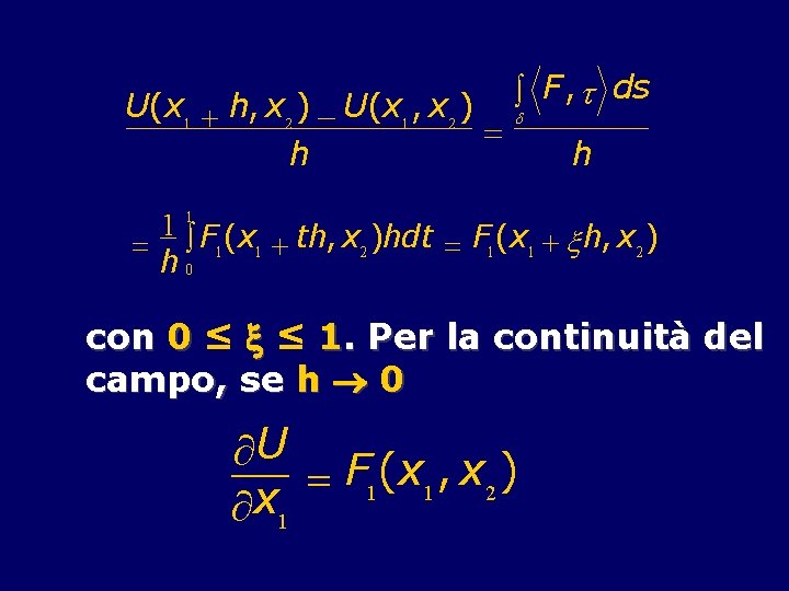 U(x 1 + h, x 2 ) - U(x 1 , x 2 )