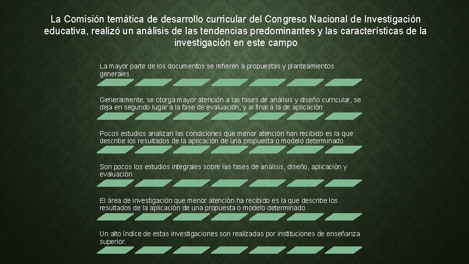 La Comisión temática de desarrollo curricular del Congreso Nacional de Investigación educativa, realizó un