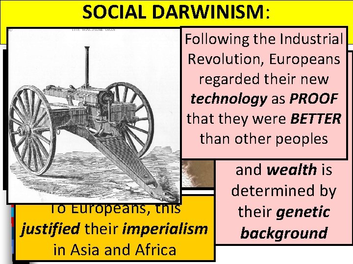 SOCIAL DARWINISM: The Roots of European Racism Following the Industrial Revolution, Europeans Social Darwinism