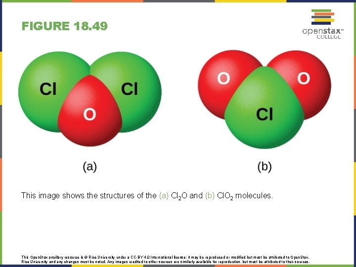 FIGURE 18. 49 This image shows the structures of the (a) Cl 2 O