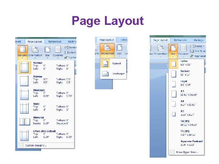 Page Layout 