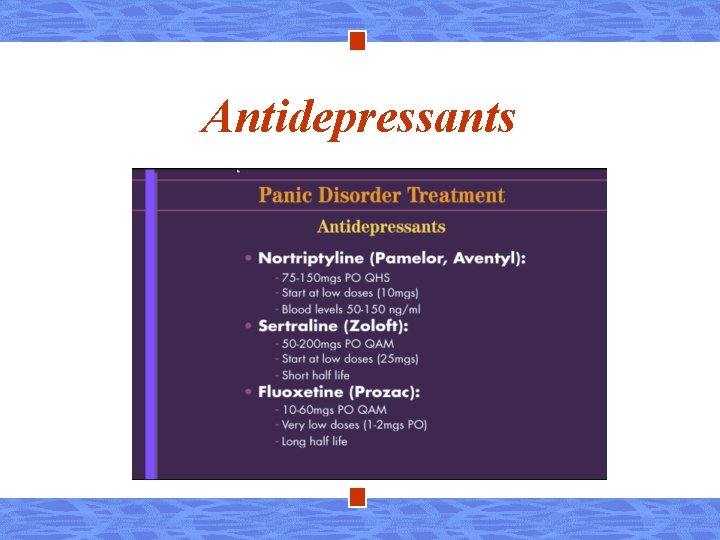 Antidepressants 