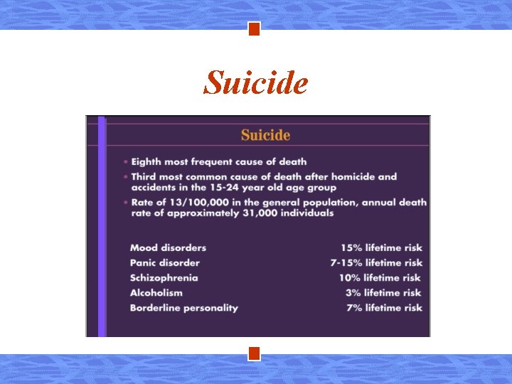 Suicide 
