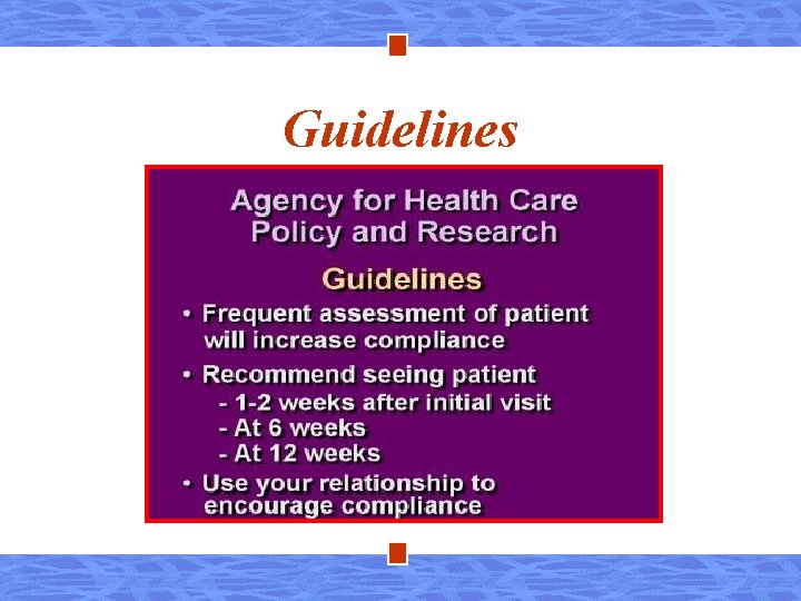 Guidelines 