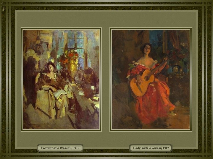 Portrait of a Woman, 1912 Lady with a Guitar, 1912 Portrait of a Woman, 1912 Lady with a Guitar, 1912