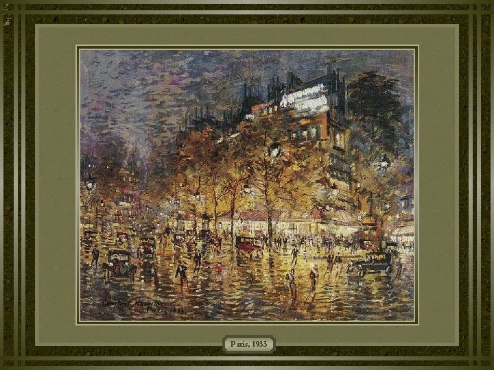 Paris, 1933 Paris, 1933